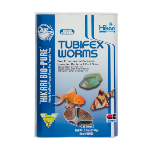 Frozen Tubifex Worms - Hikari Sales USA